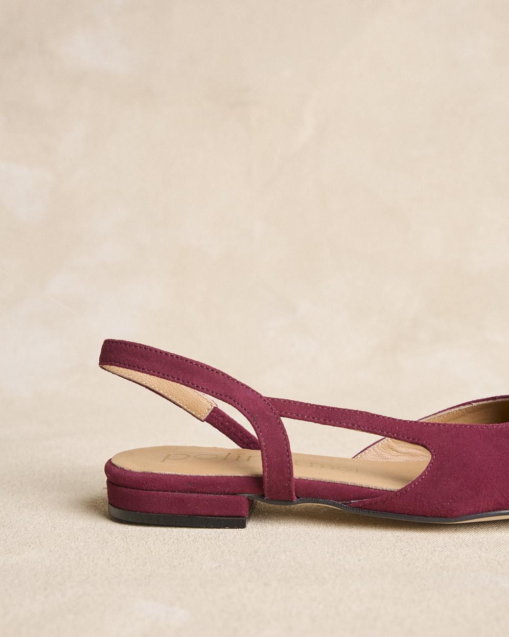 Elbia Backless Ballet Flats