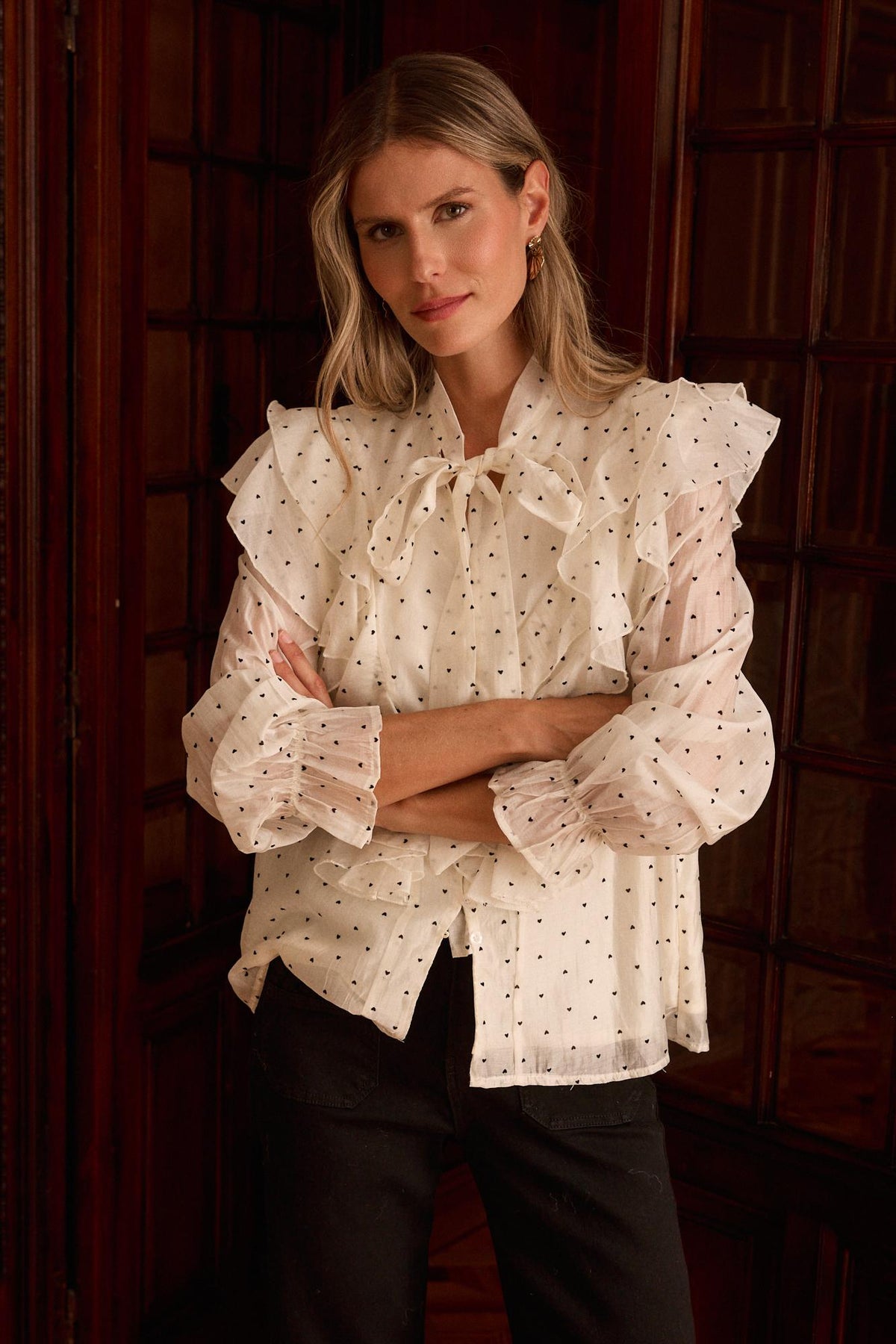 Marga polka-dot shirt