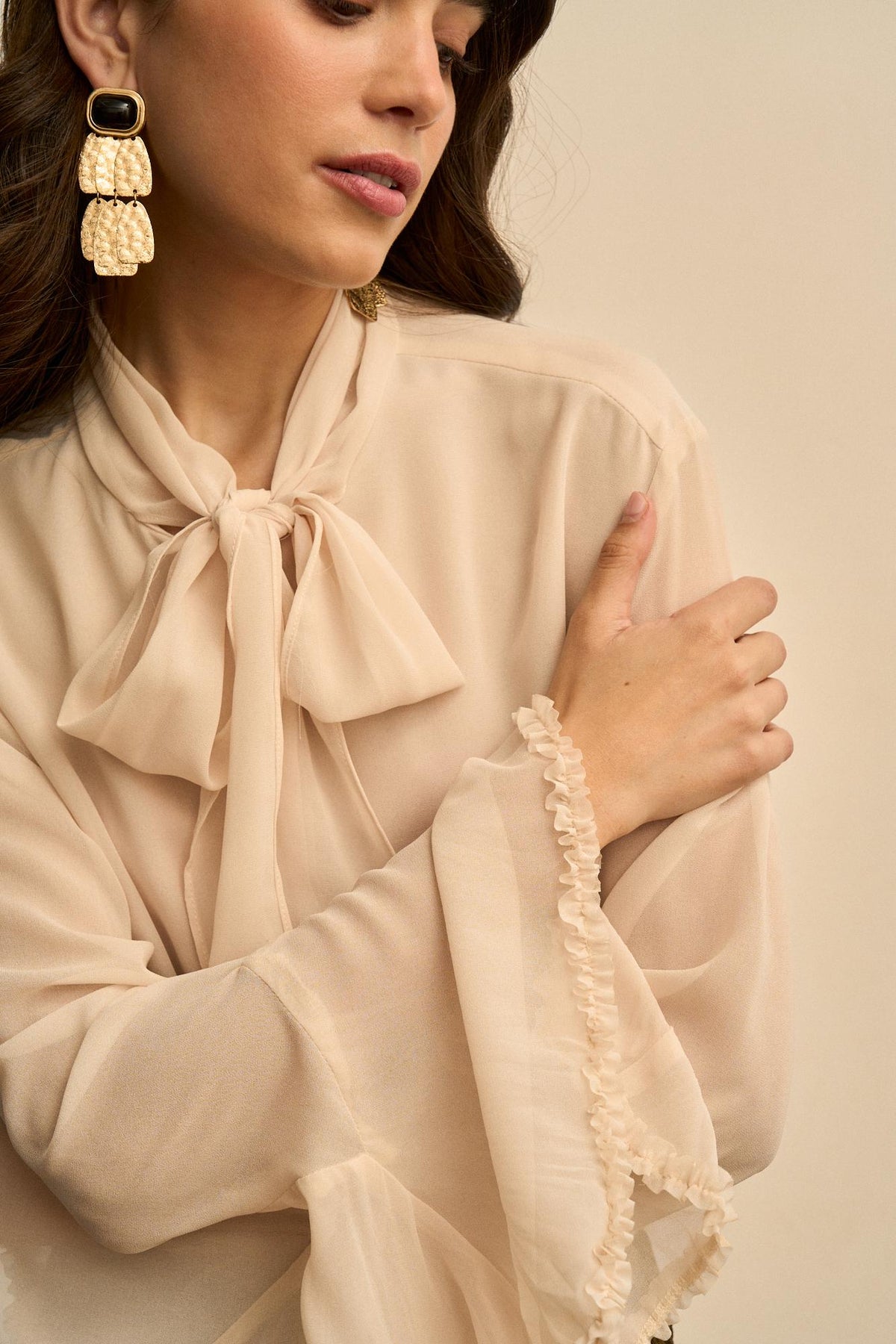 Séraphine Knot Blouse