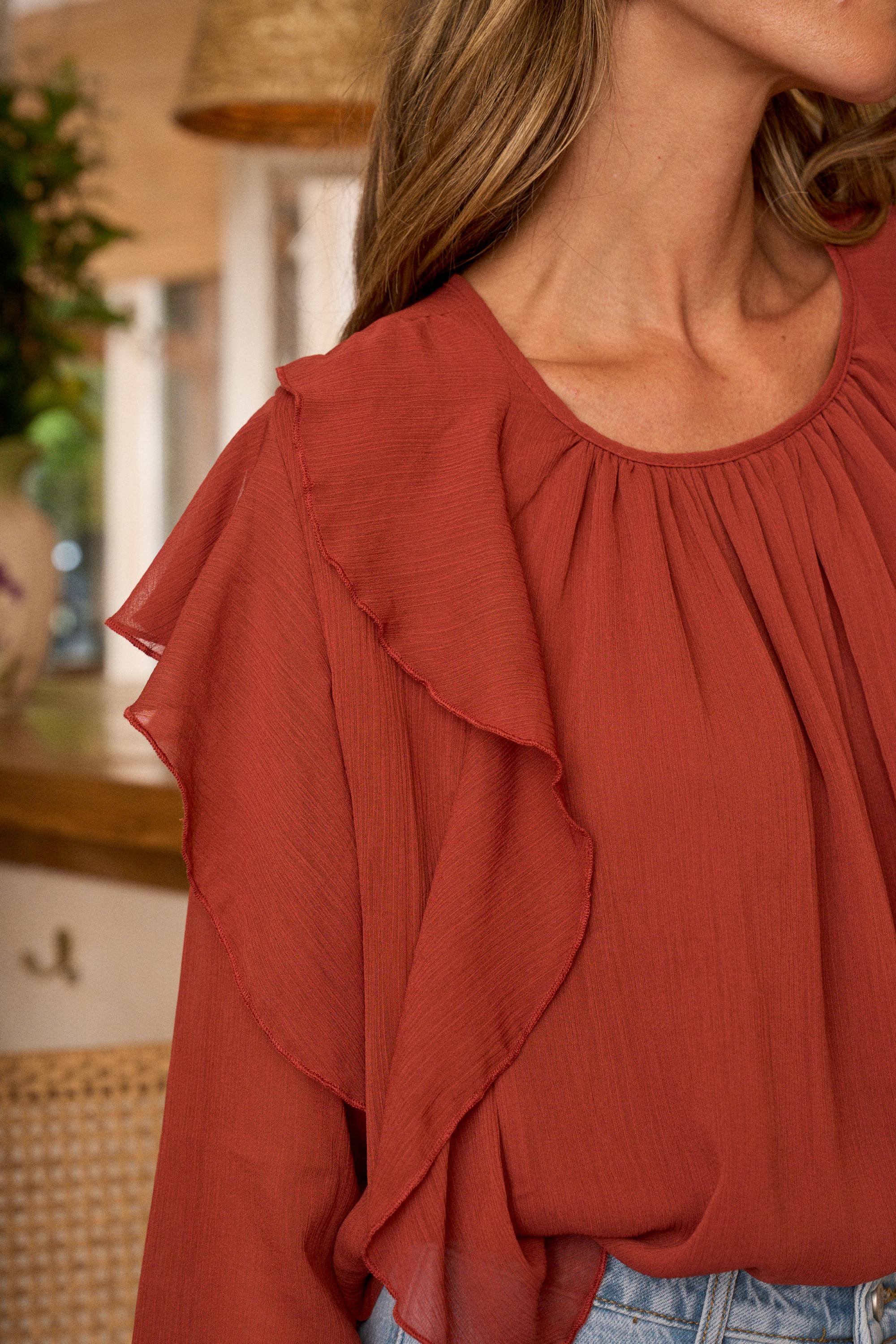 Inaya Ruffle Blouse