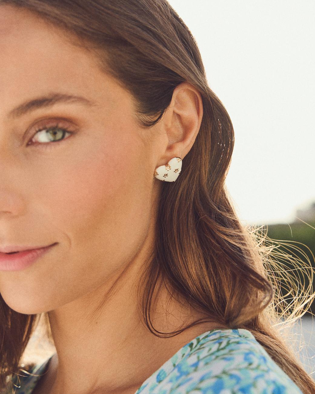 Bianca Heart Earring