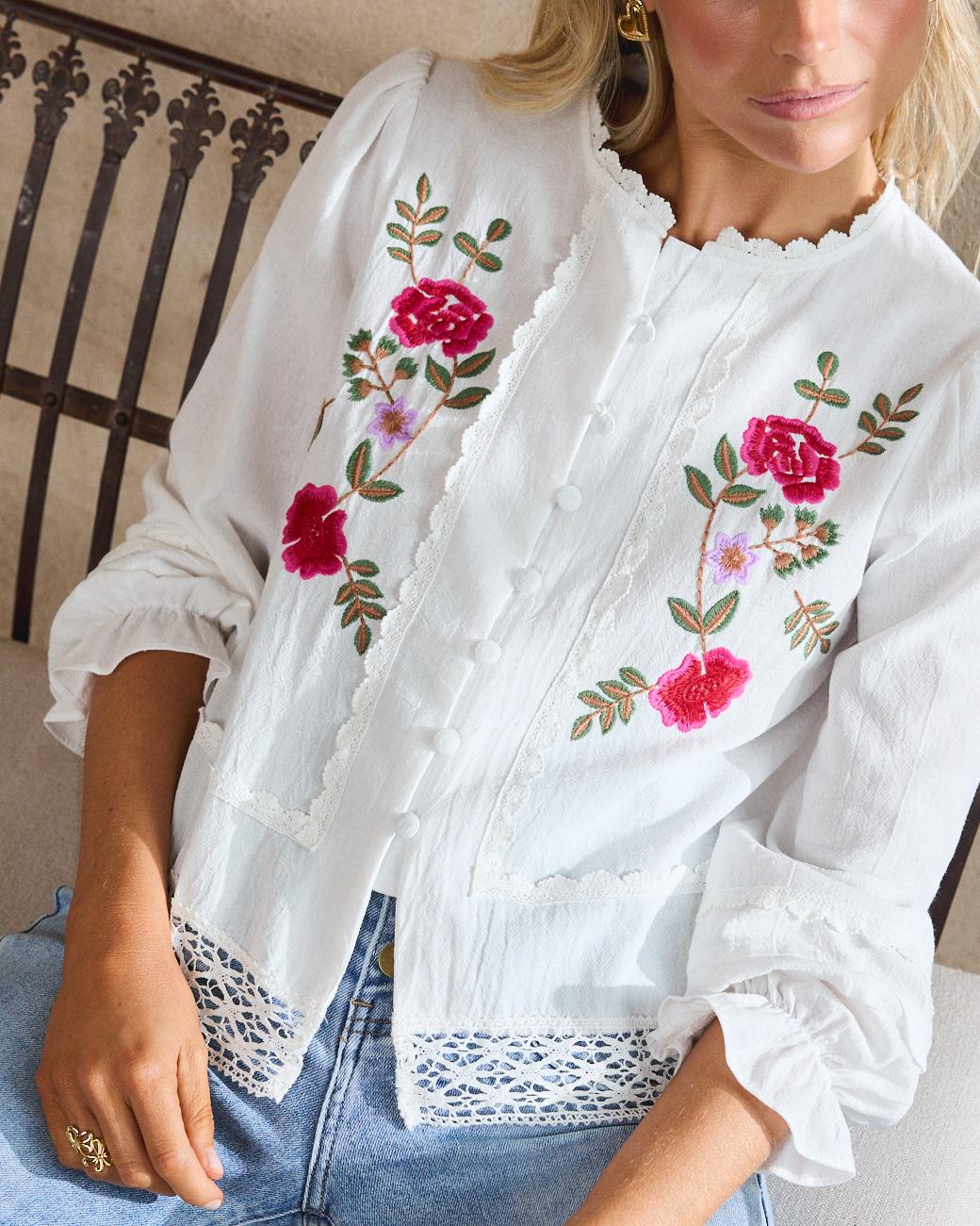 Miriam Eyelet Blouse