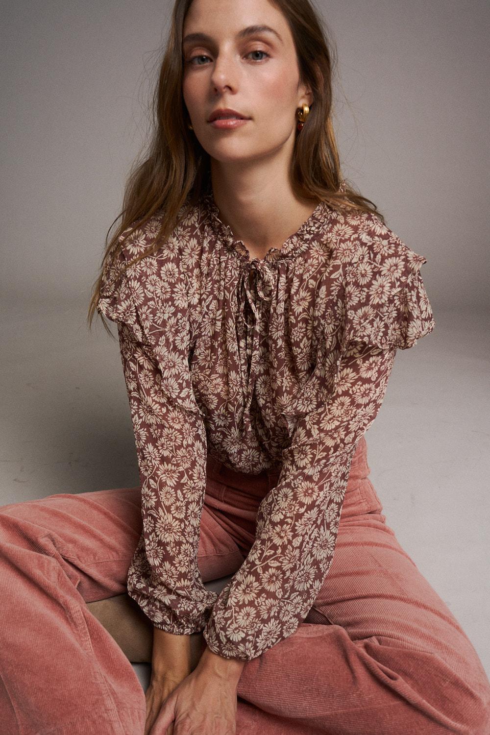 Dácil Floral Blouse