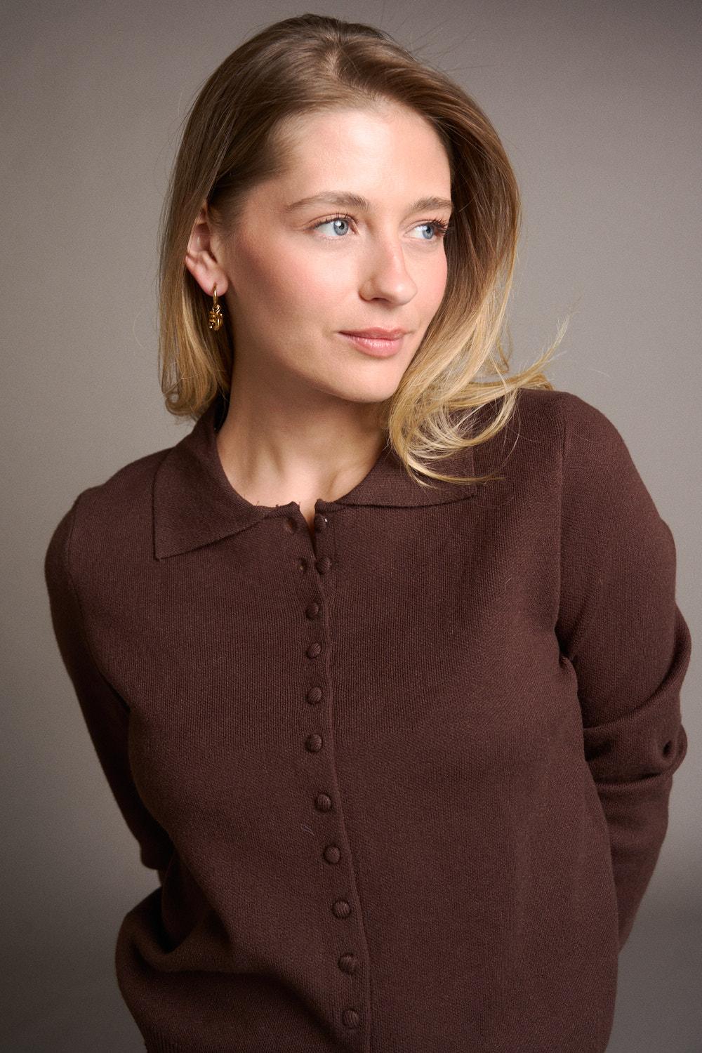 Vianelle Collar Cardigan