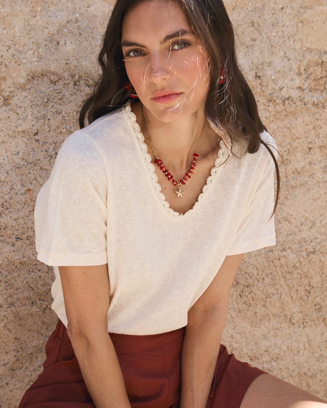 Mila Crochet T-Shirt