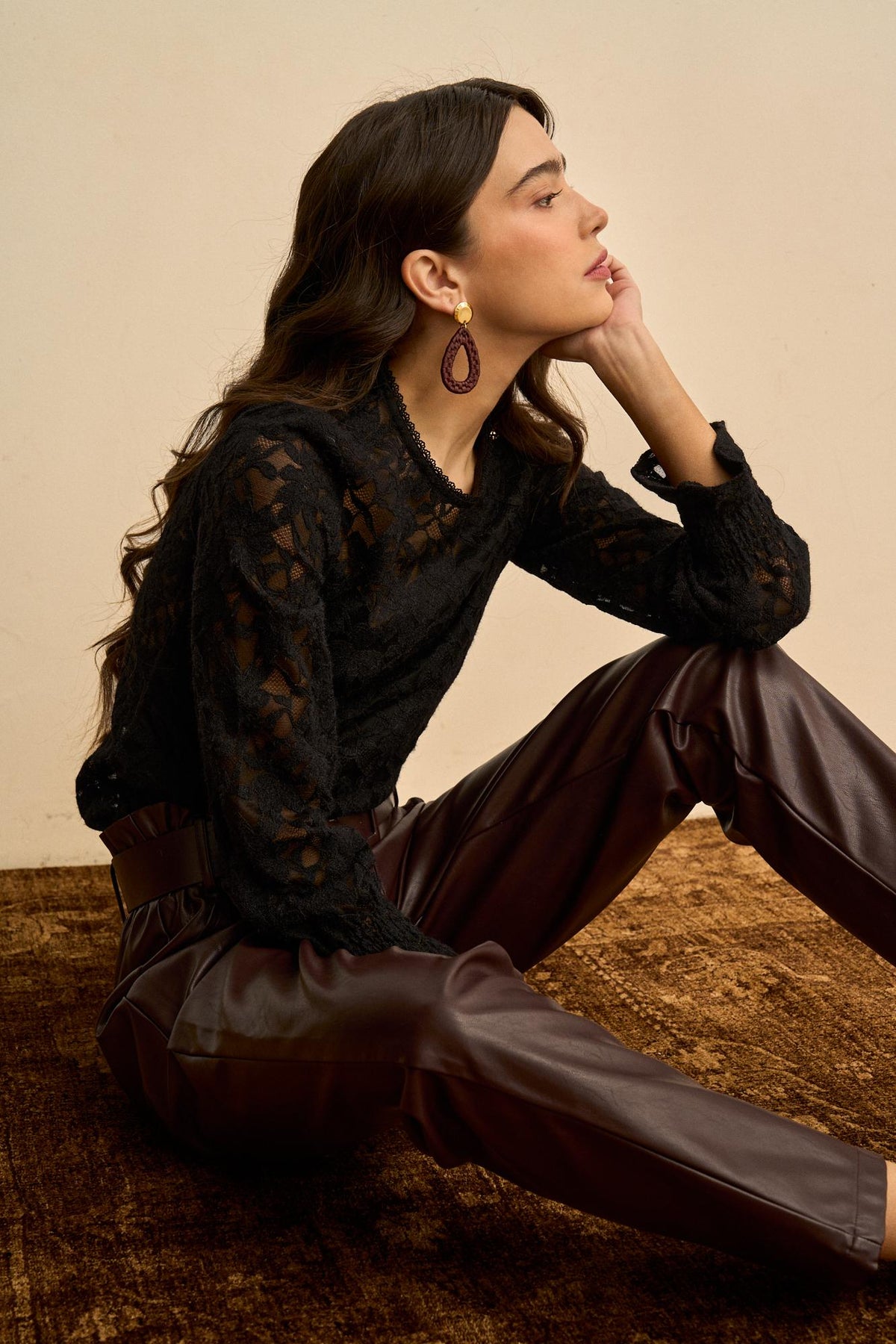 Maëva Floral Lace Blouse