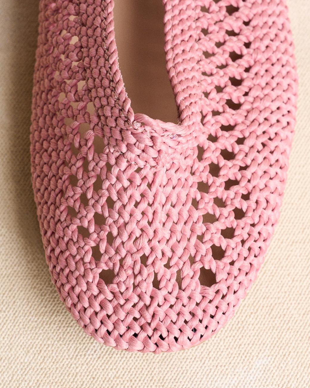 Uxue Pink Ballet Flats