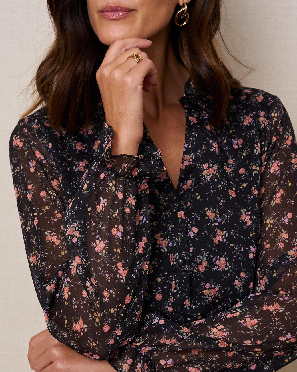 Nina Flower Shirt