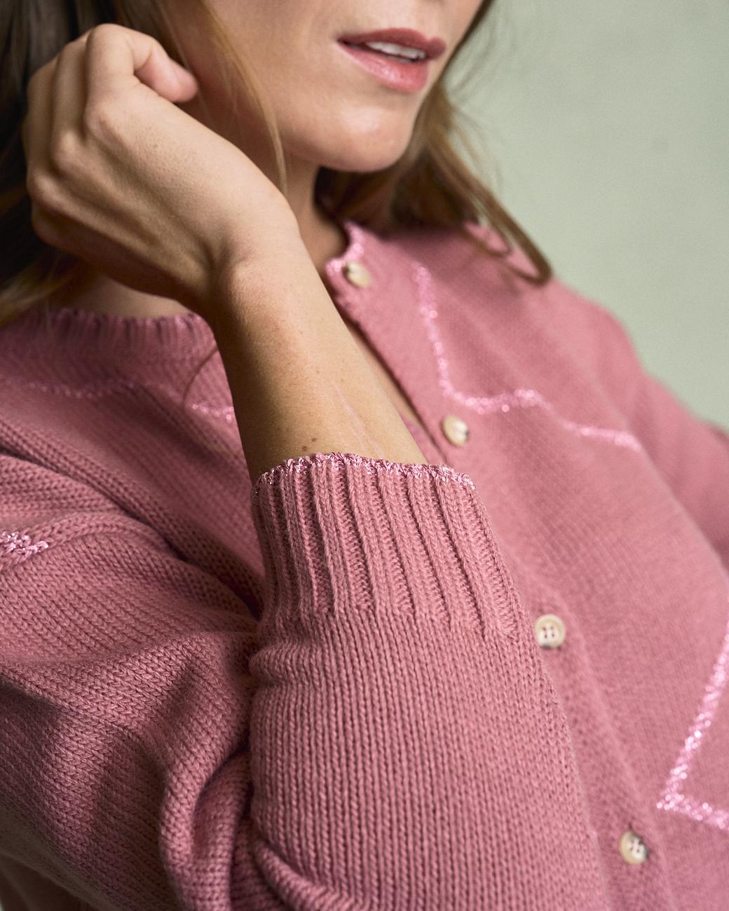 Taya Pink Cardigan