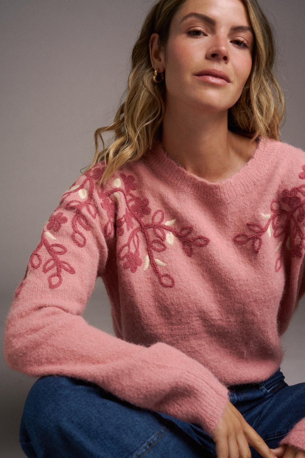 Marielle Flower Sweater