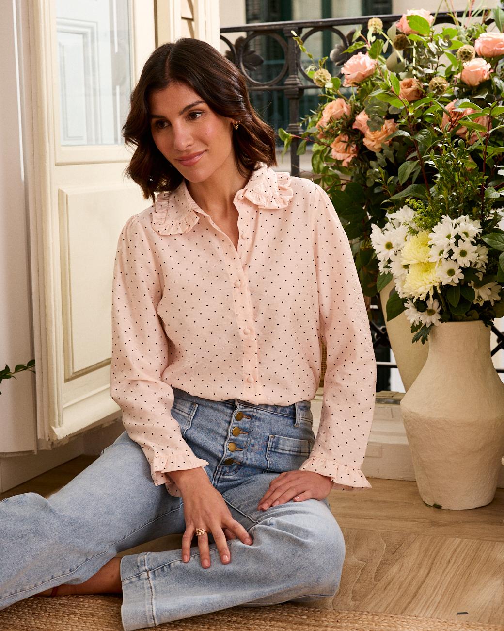 Ángela Polka Dot Shirt