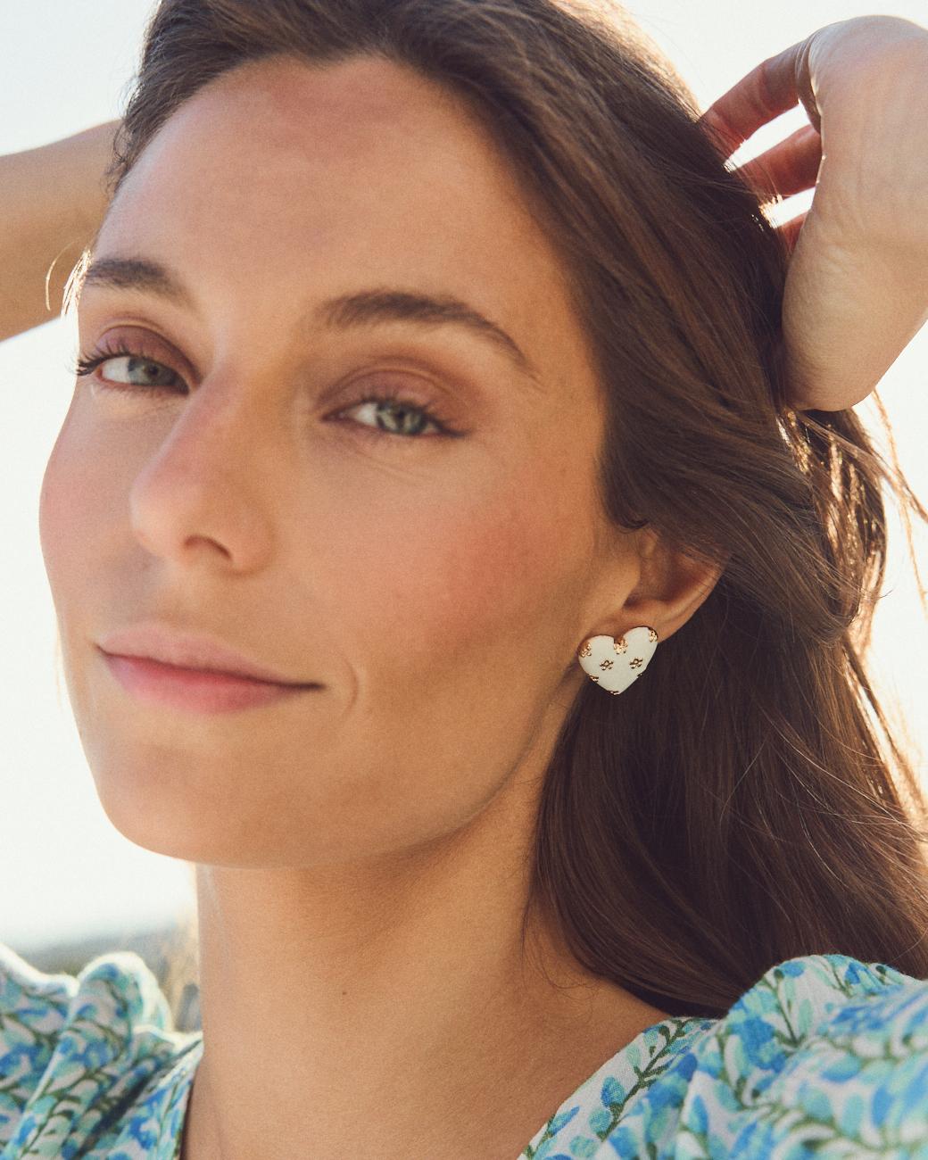 Bianca Heart Earring