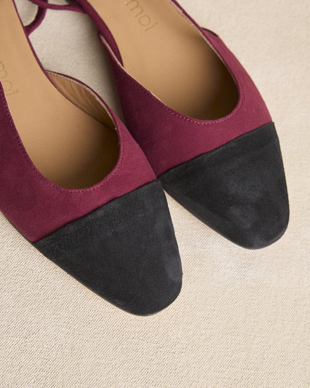 Elbia Backless Ballet Flats