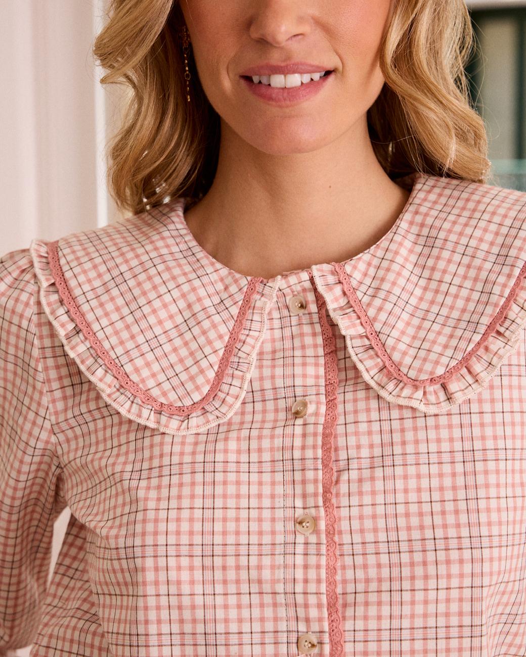 Bárbara Collar Shirt