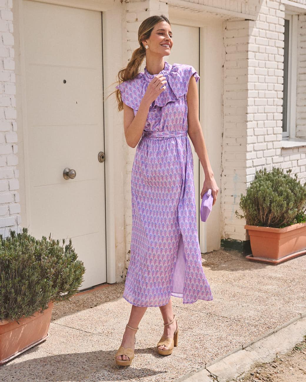 Anila Print Dress