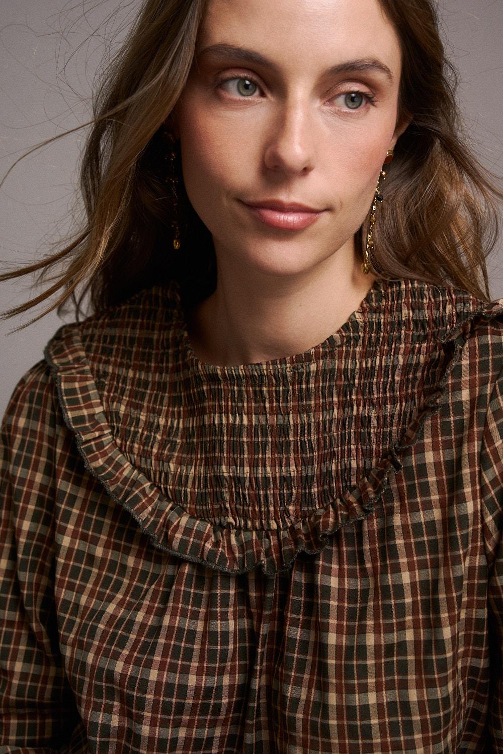 Mélanie Ruffle Blouse