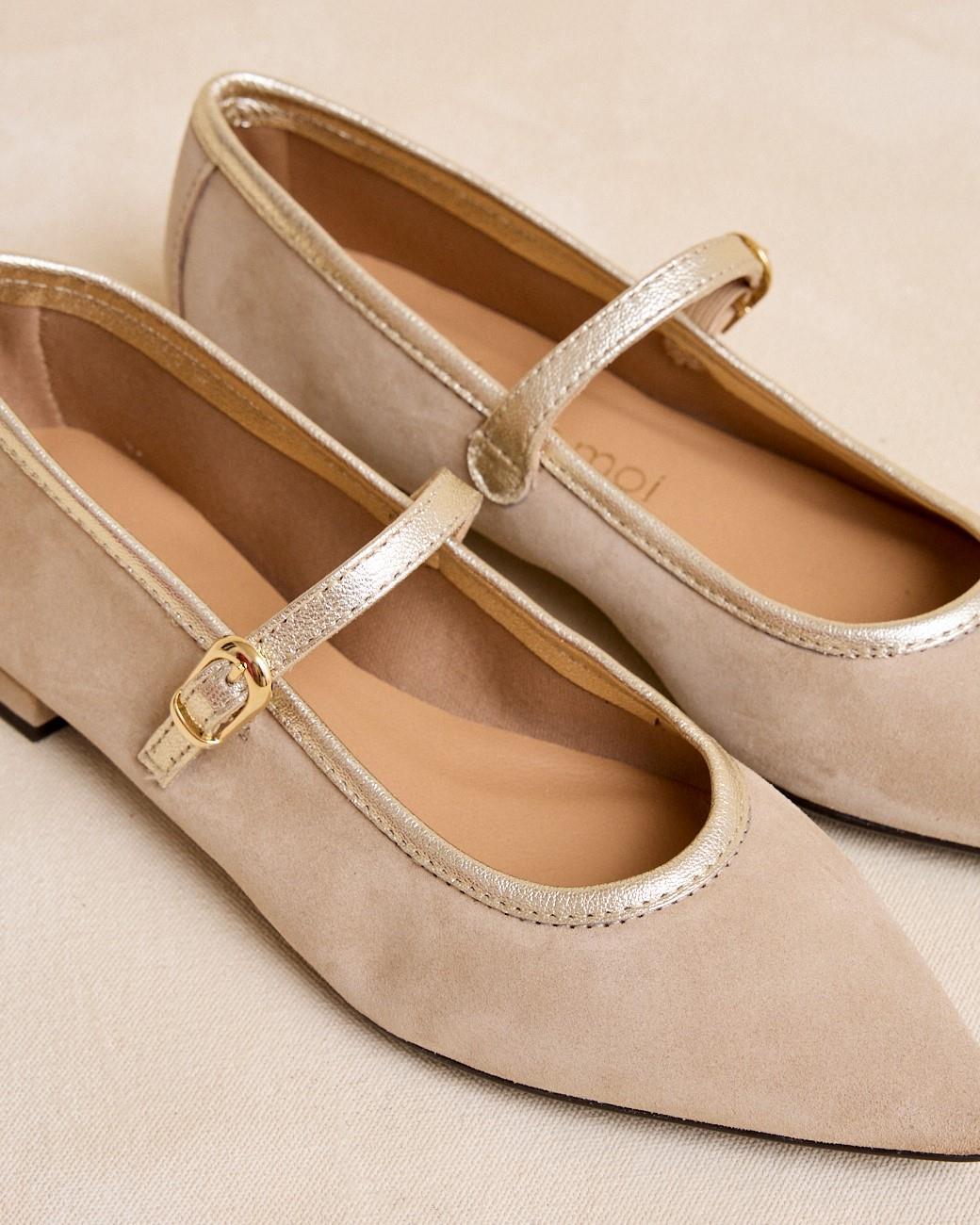 Emerila Buckle Ballerinas