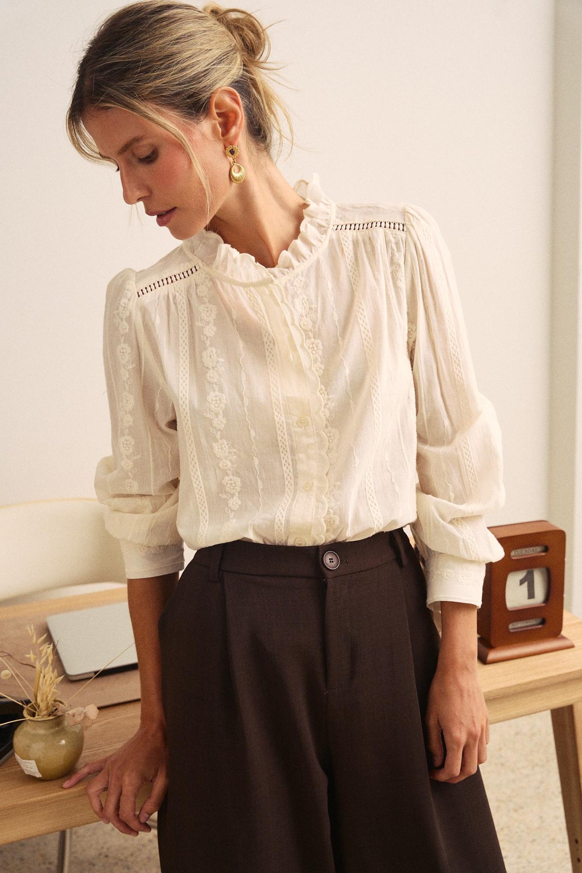 Embroidered Shirt Solmira