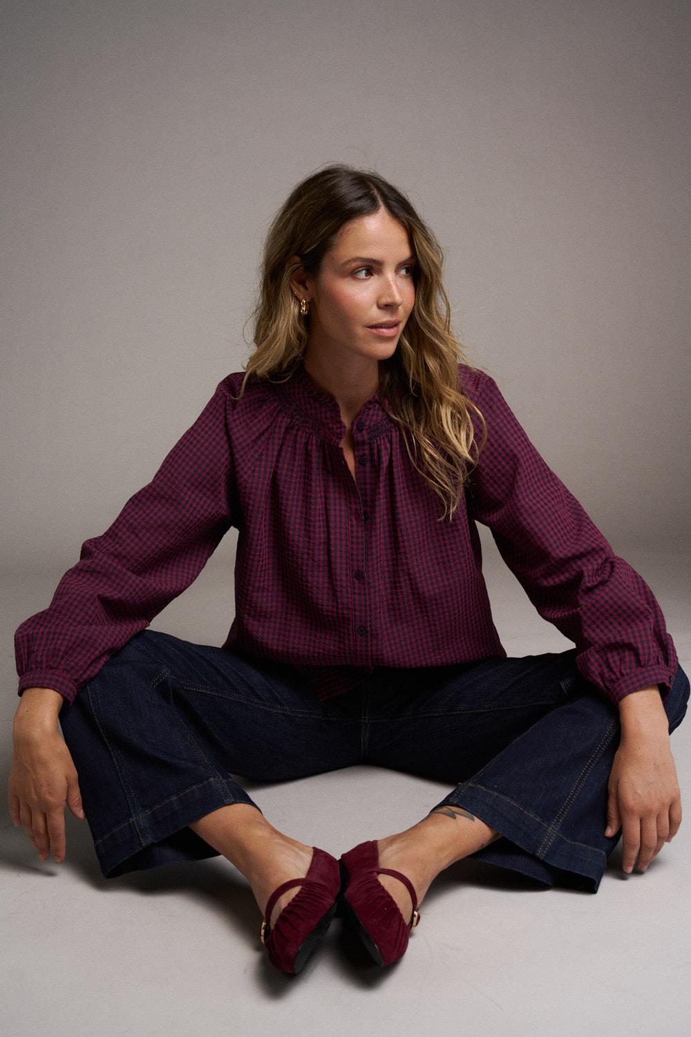 Colette Gingham Blouse