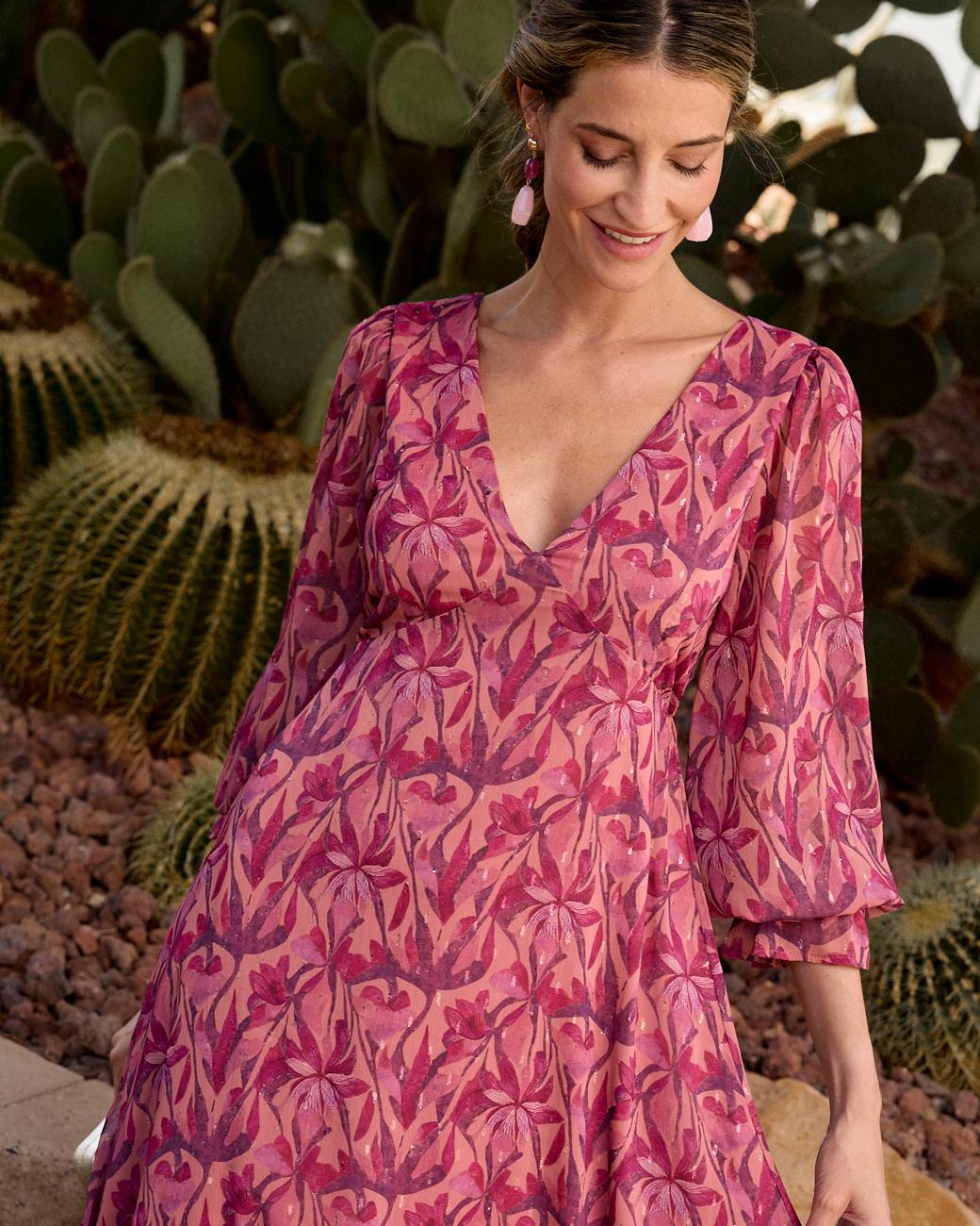 Nima Print Dress