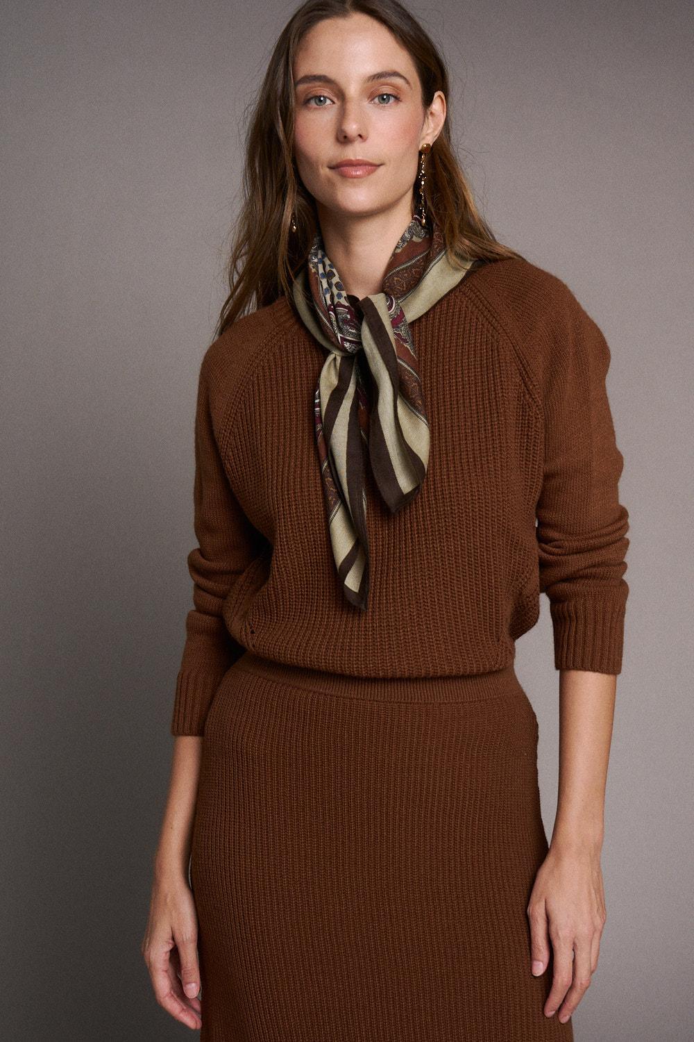 Adele Chocolate Sweater
