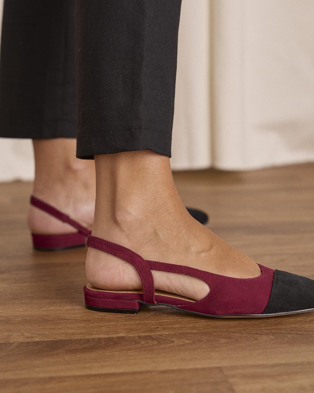 Elbia Backless Ballet Flats