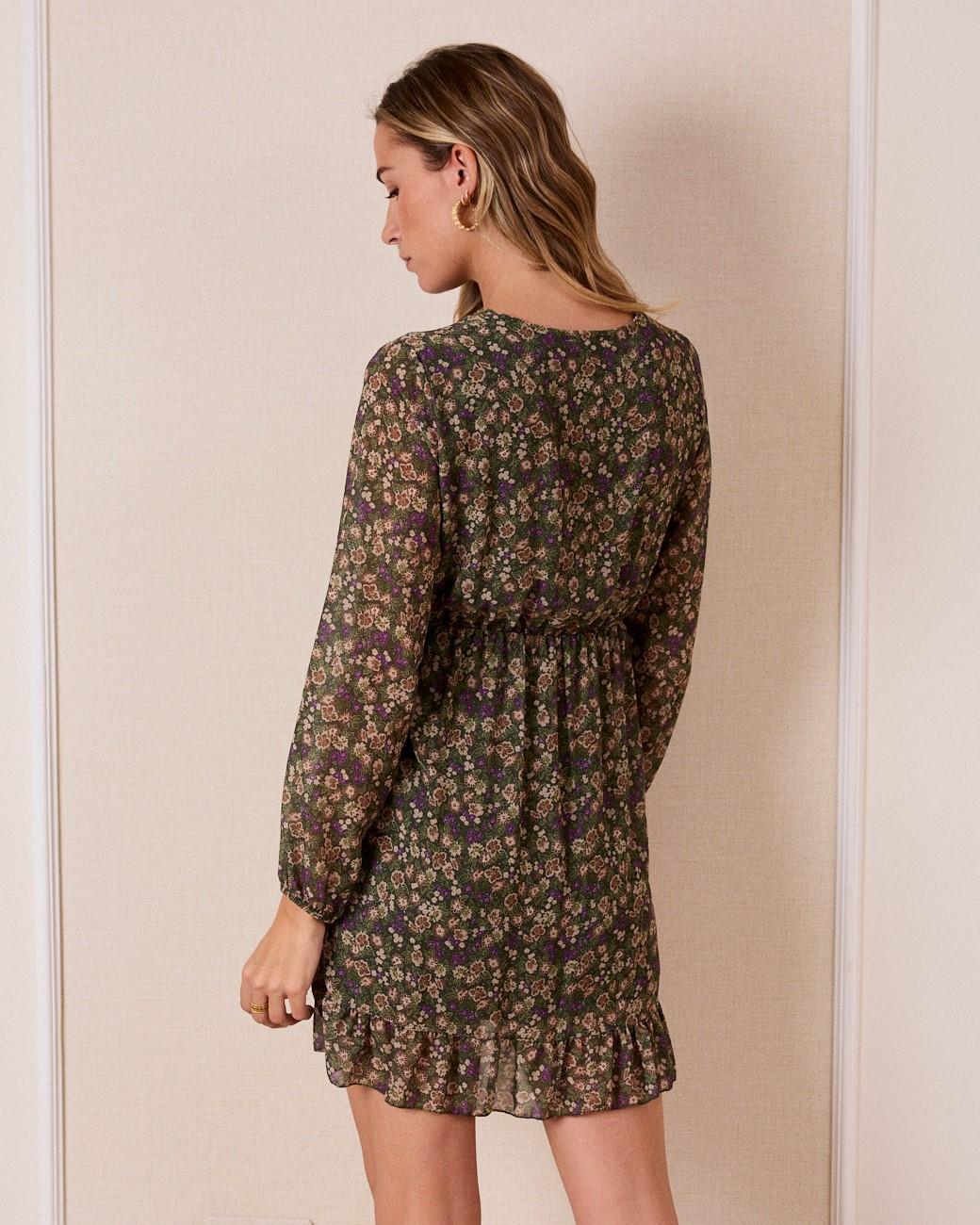 Carnation Flowers Dress