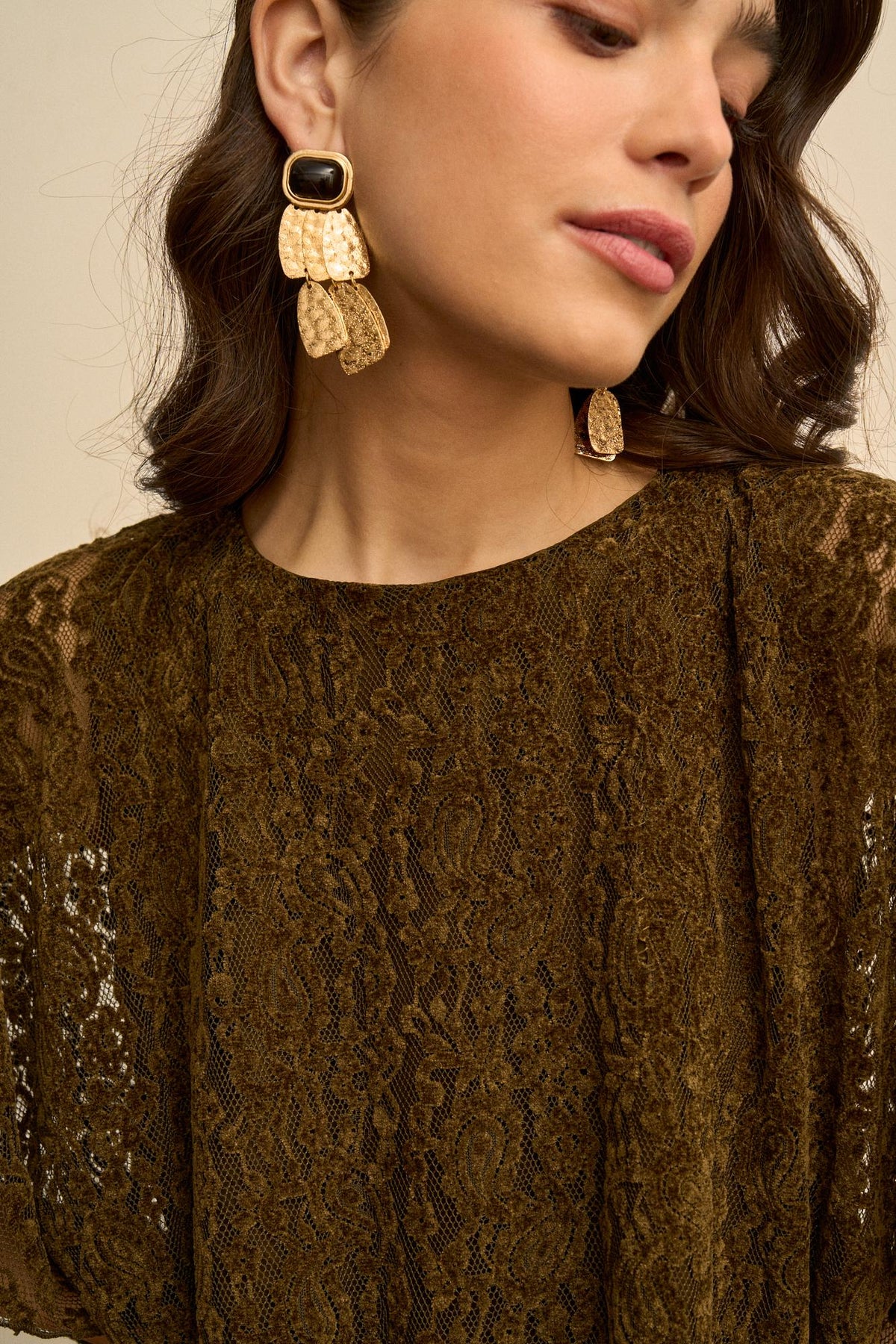 Astrée Fringe Lace Top