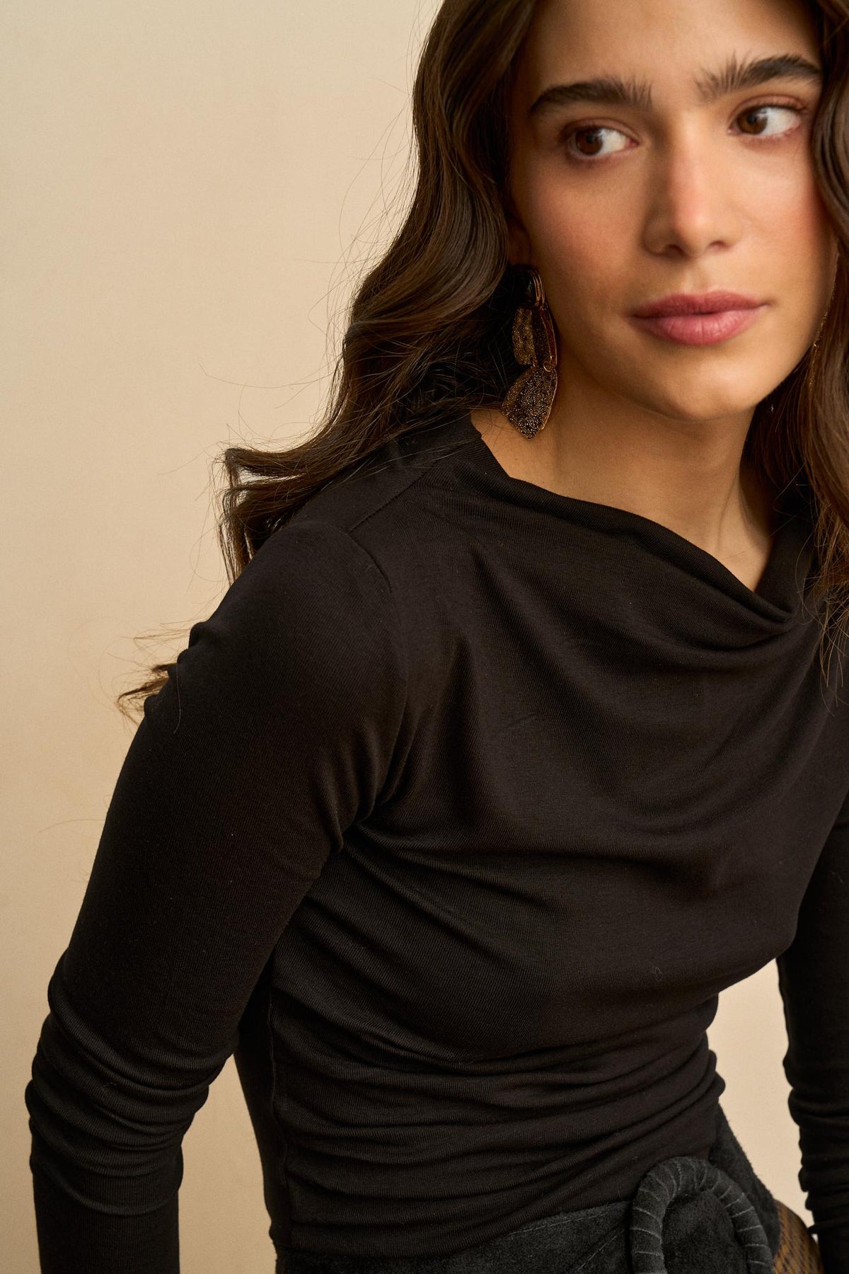 Black Isabella Top