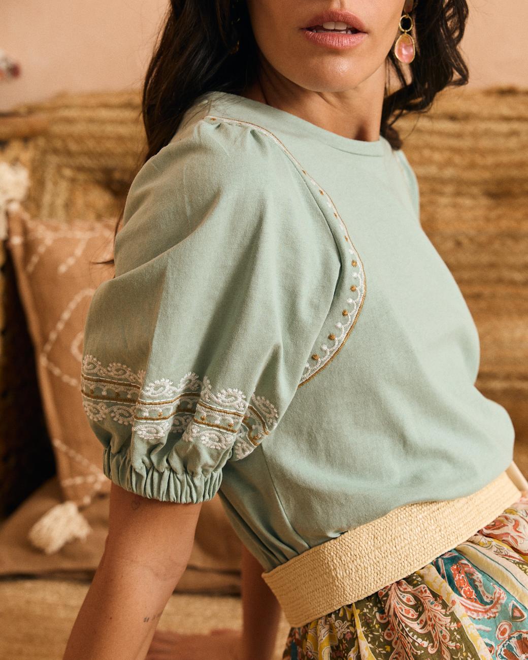 Carlota Embroidered T-Shirt