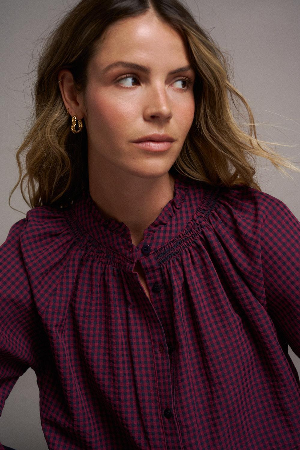 Colette Gingham Blouse