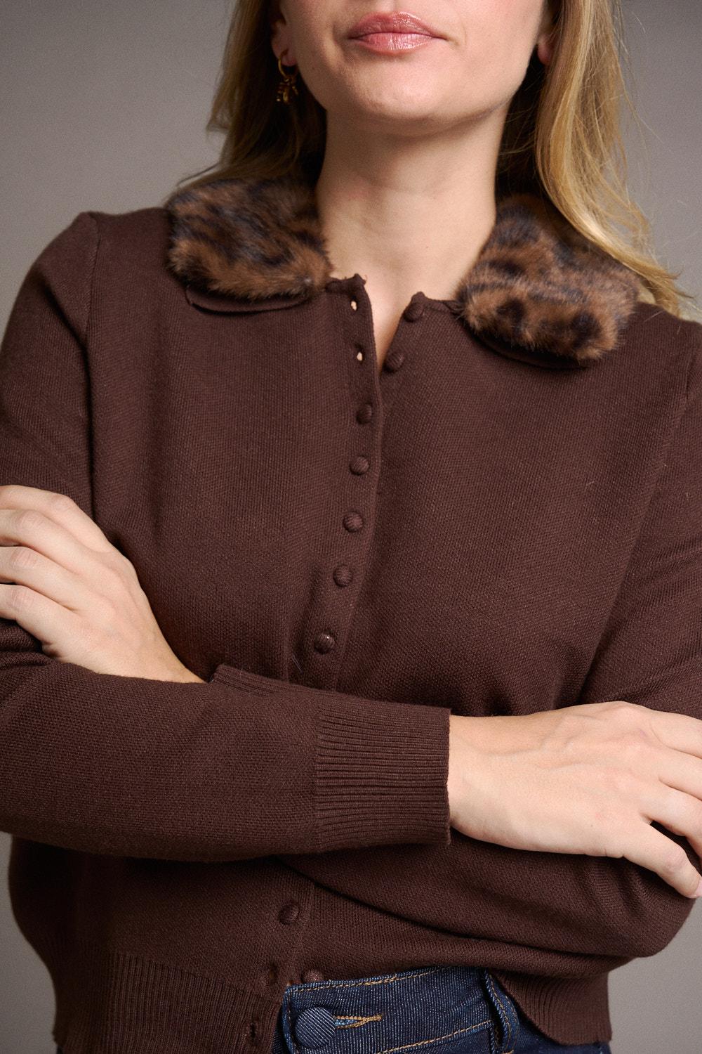 Vianelle Collar Cardigan