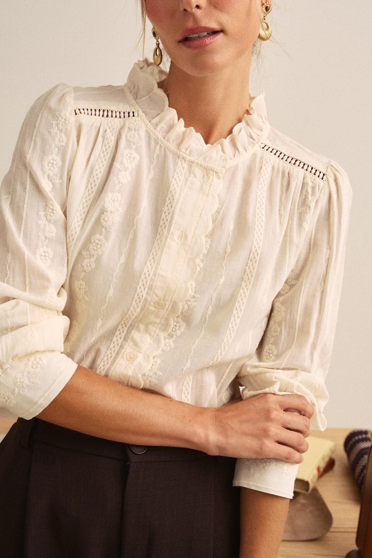 Embroidered Shirt Solmira