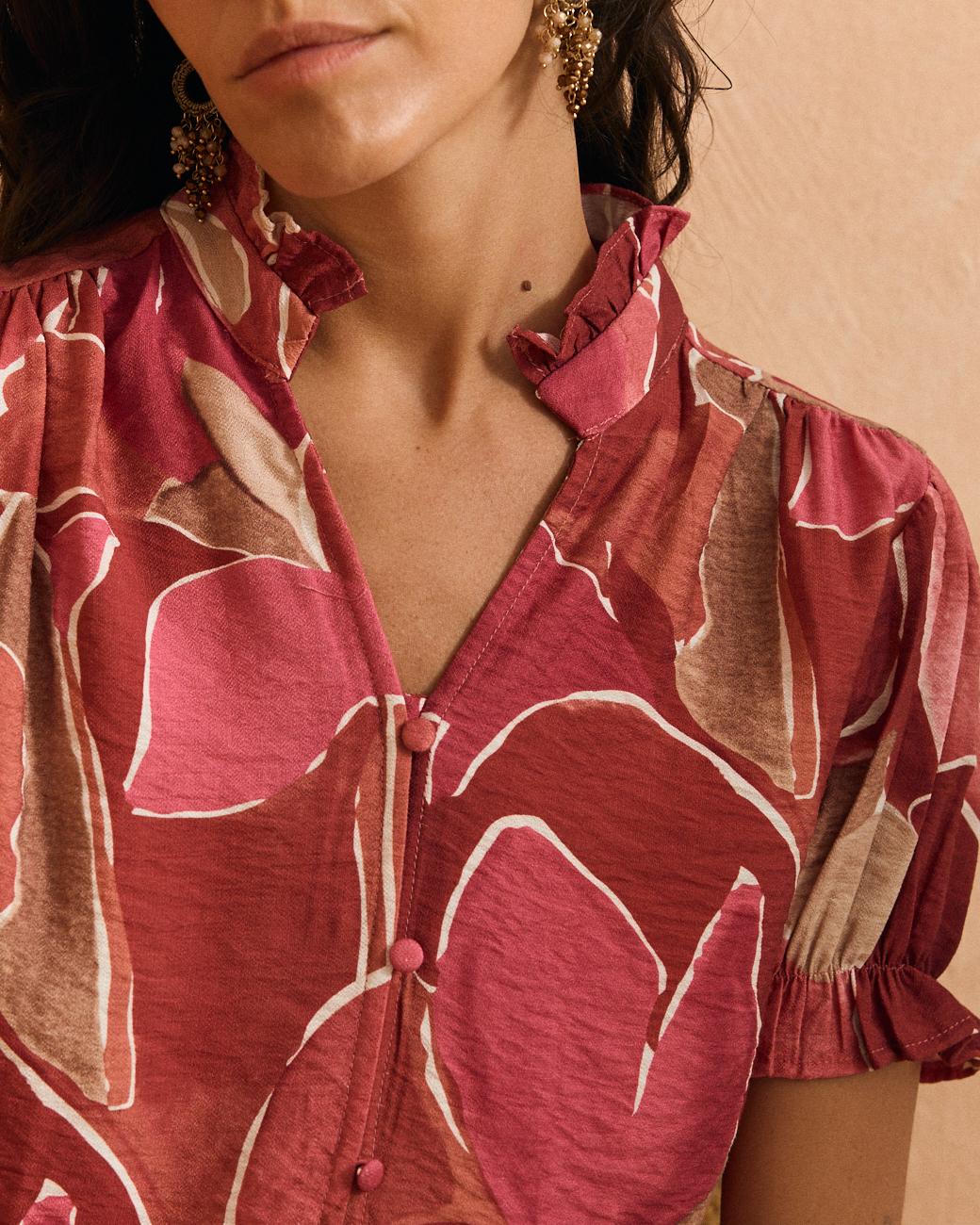 Casilda Button Blouse