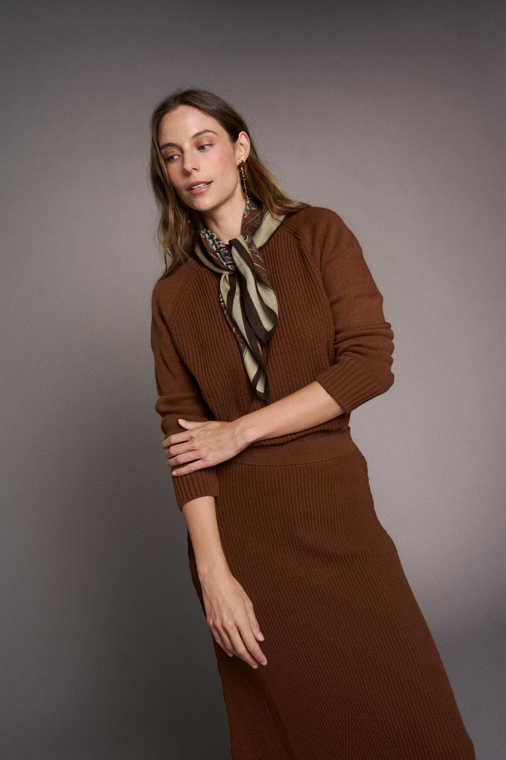 Adele Chocolate Sweater