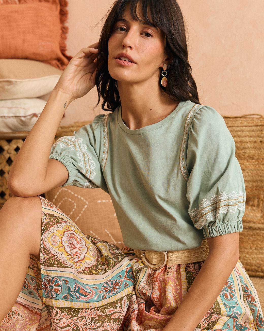 Carlota Embroidered T-Shirt