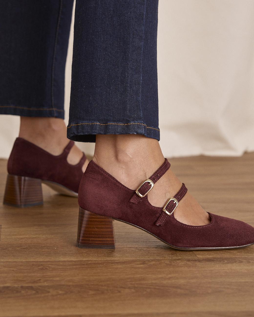 Palina Double Strap Mary Janes