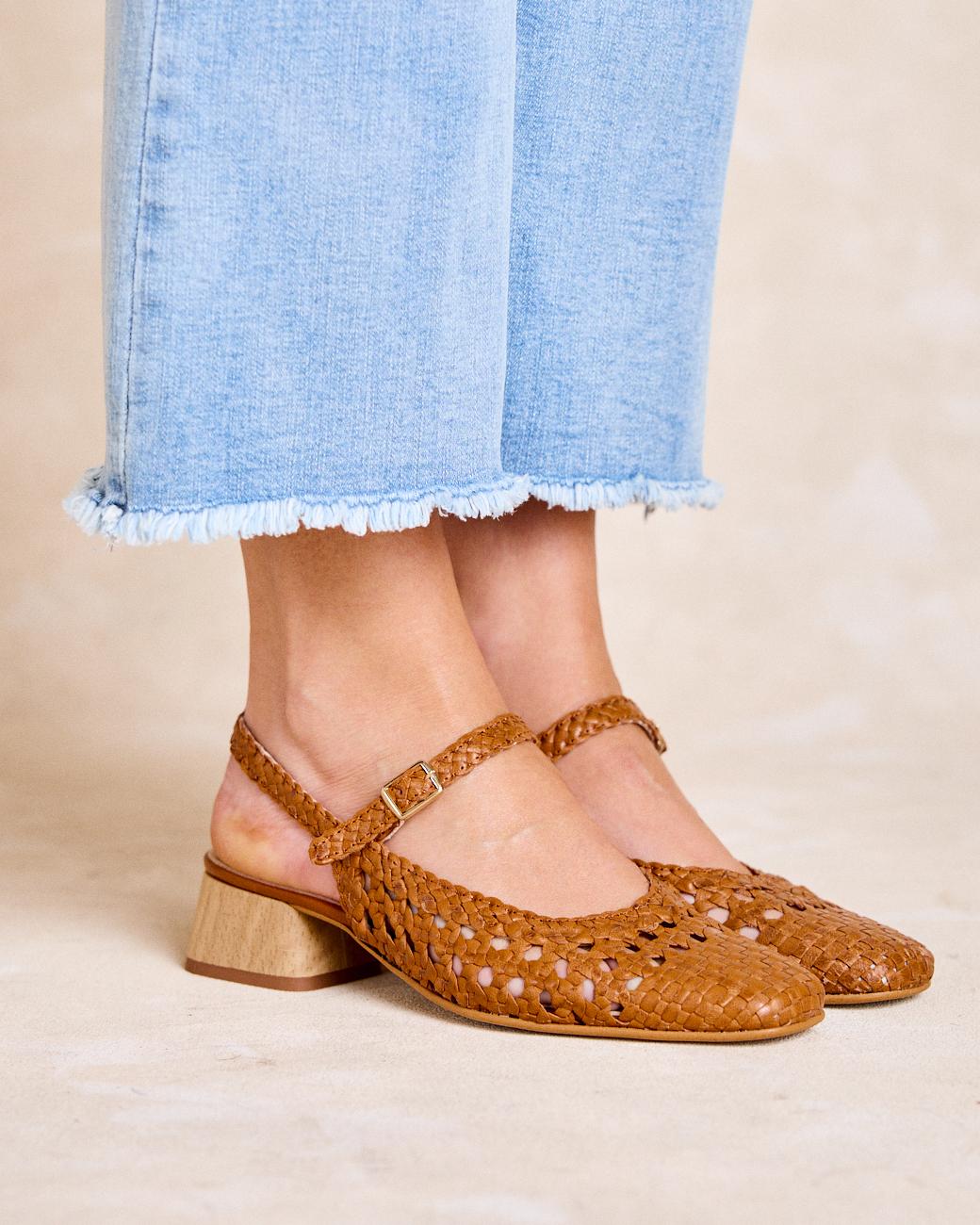 Maddi Braided Backless Shoe