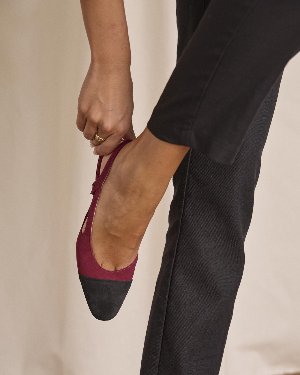 Elbia Backless Ballet Flats