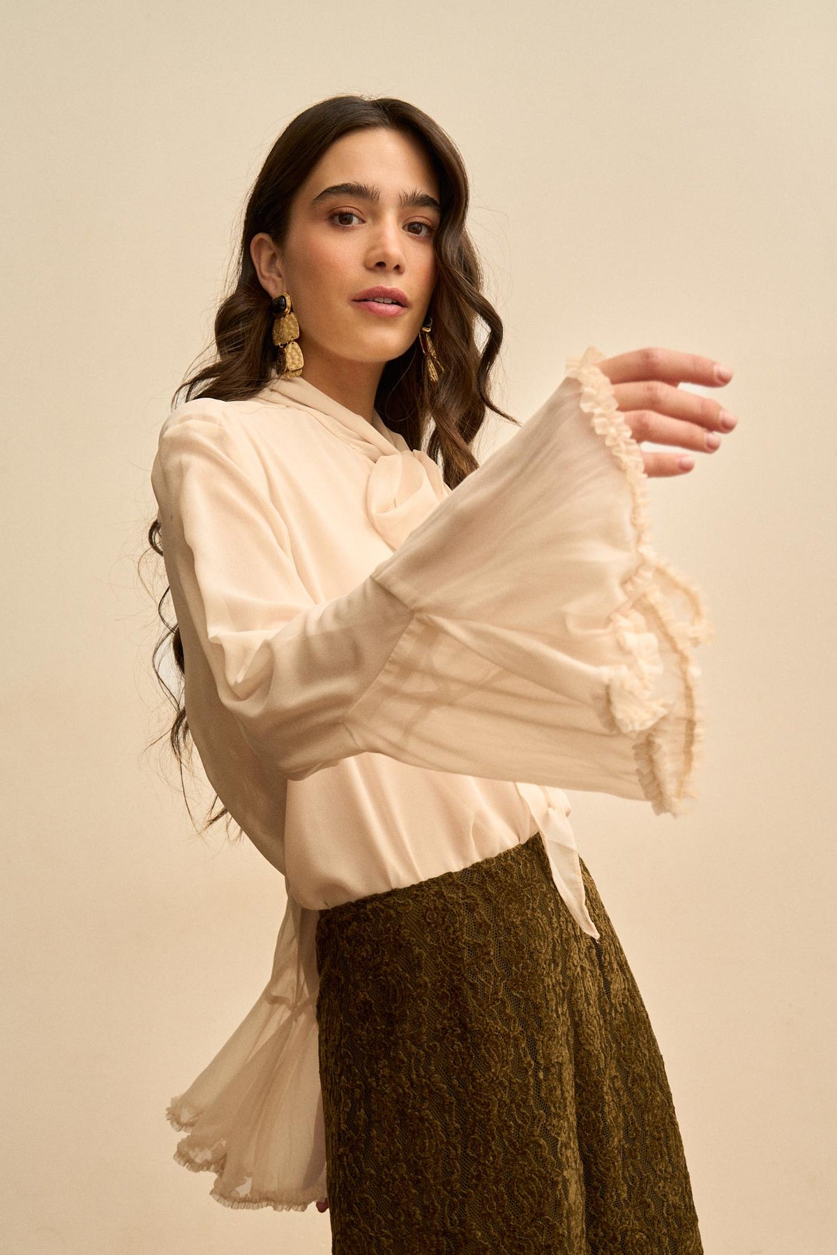 Séraphine Knot Blouse