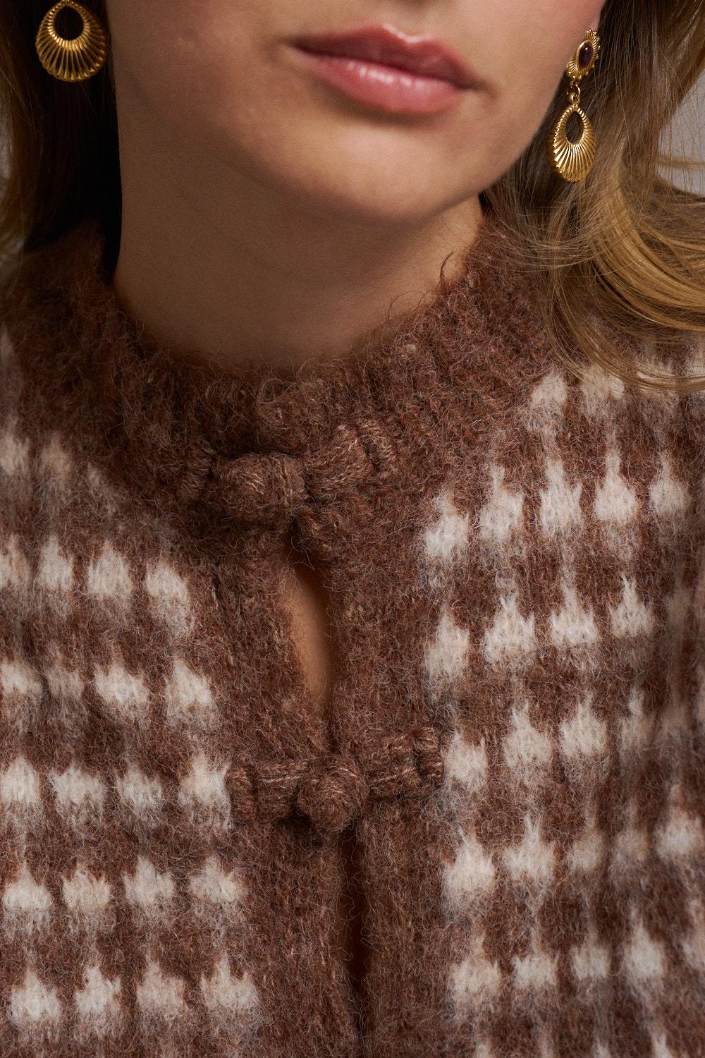 Amandine Ruffle Cardigan