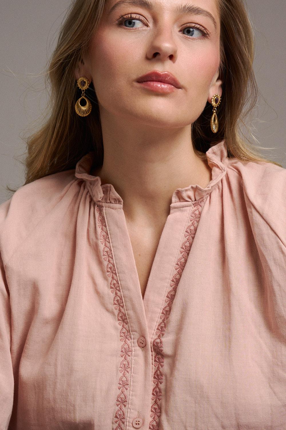 Ava Embroidered Blouse