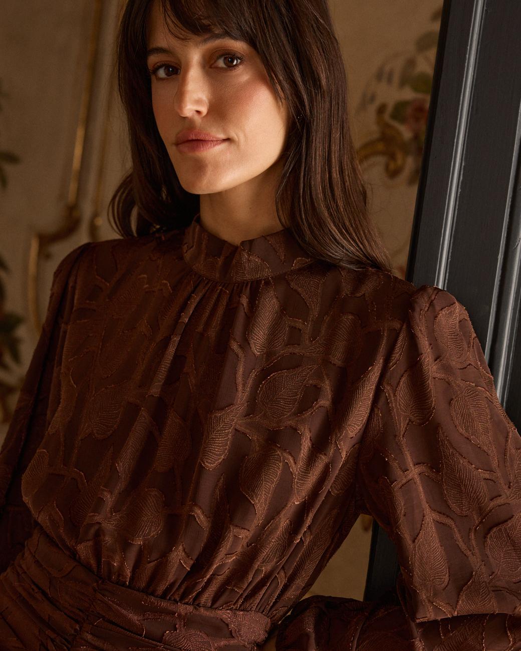 Marian High Neck Dress
