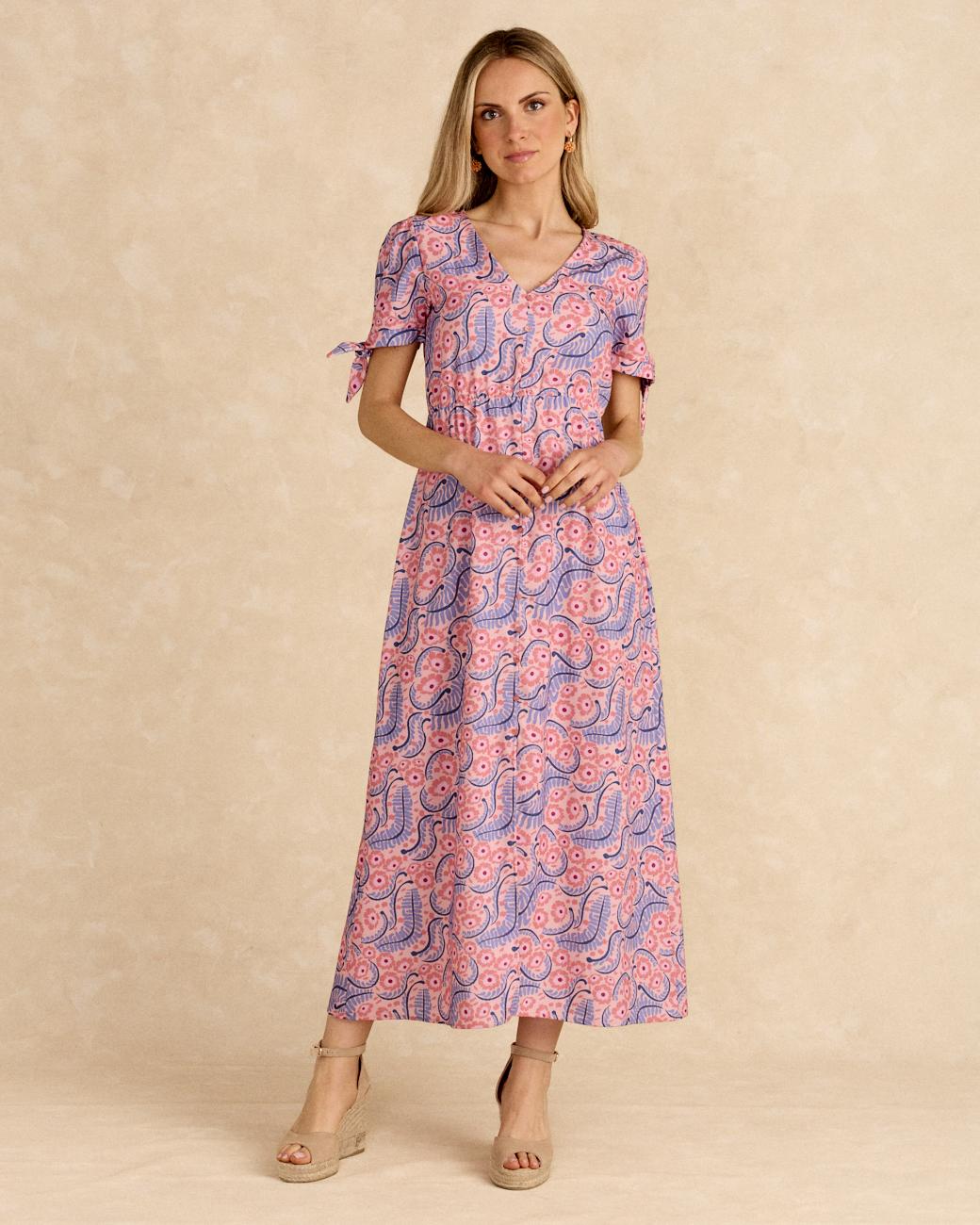 Long Dress Elasci Flowers
