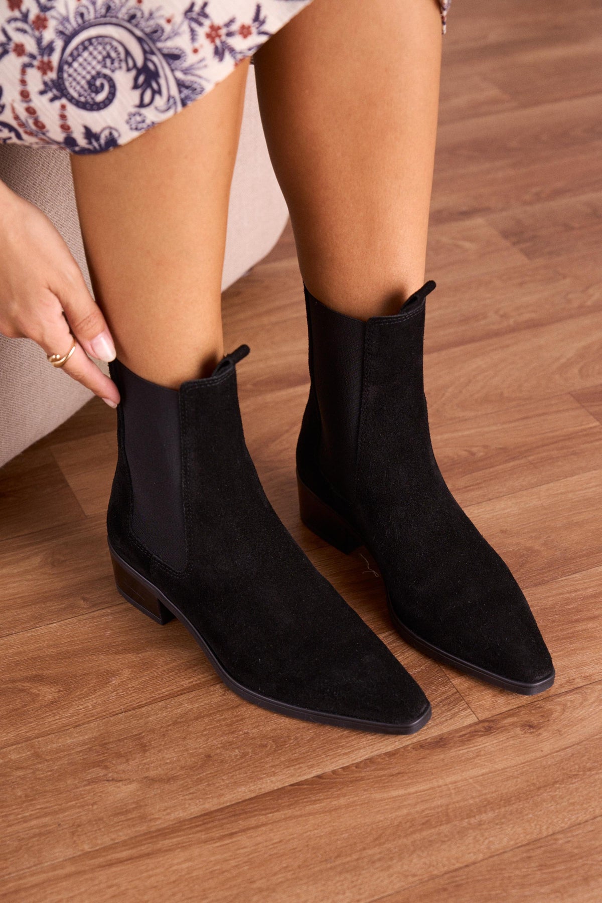 Cova Suede Ankle Boot