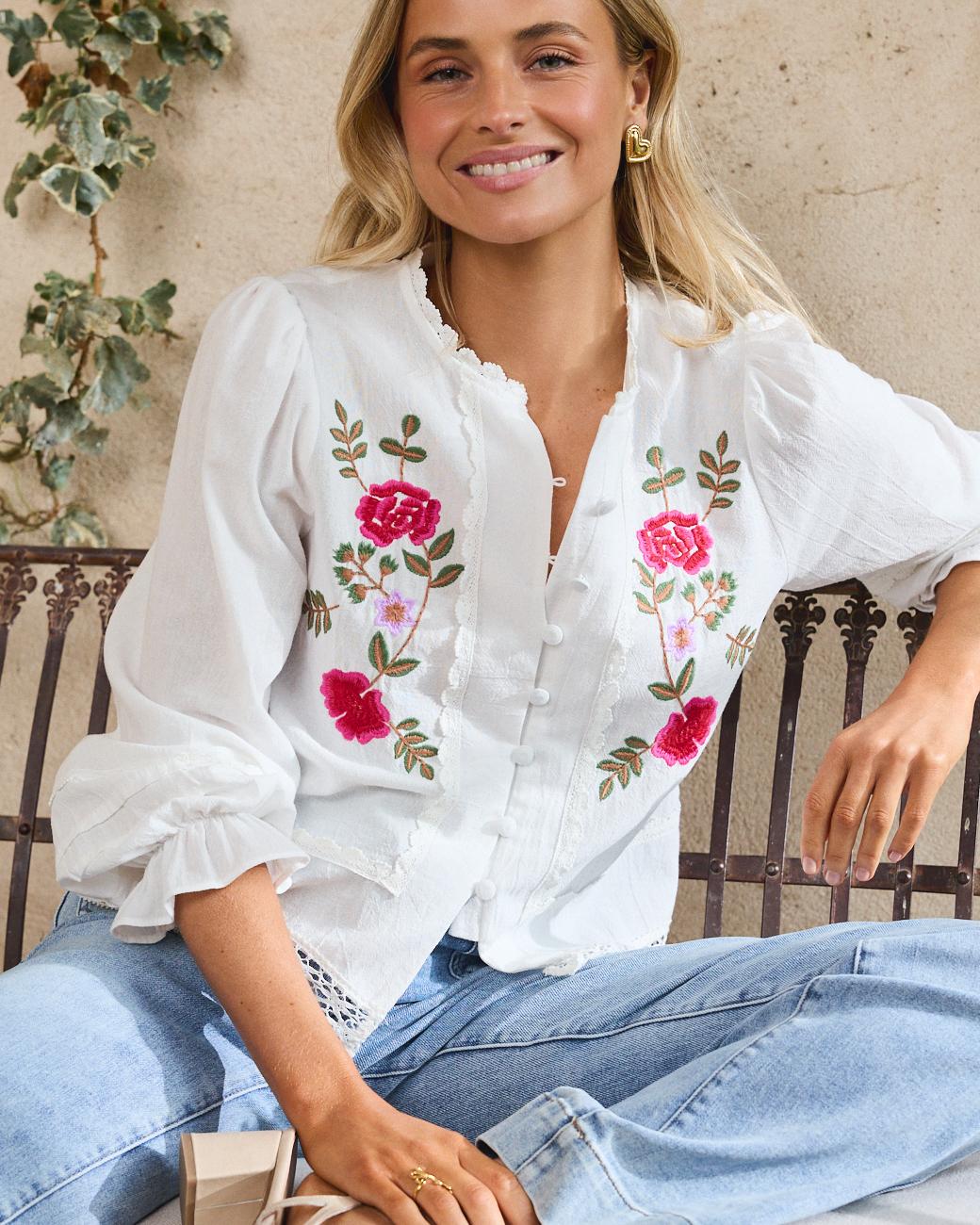 Miriam Eyelet Blouse