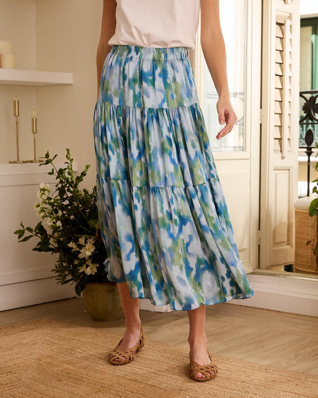 Helena Printed Skirt