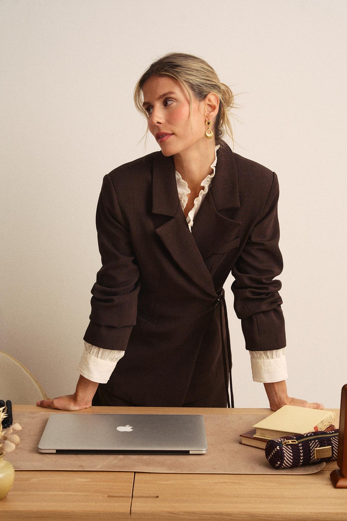 Astrea Double-Breasted Blazer