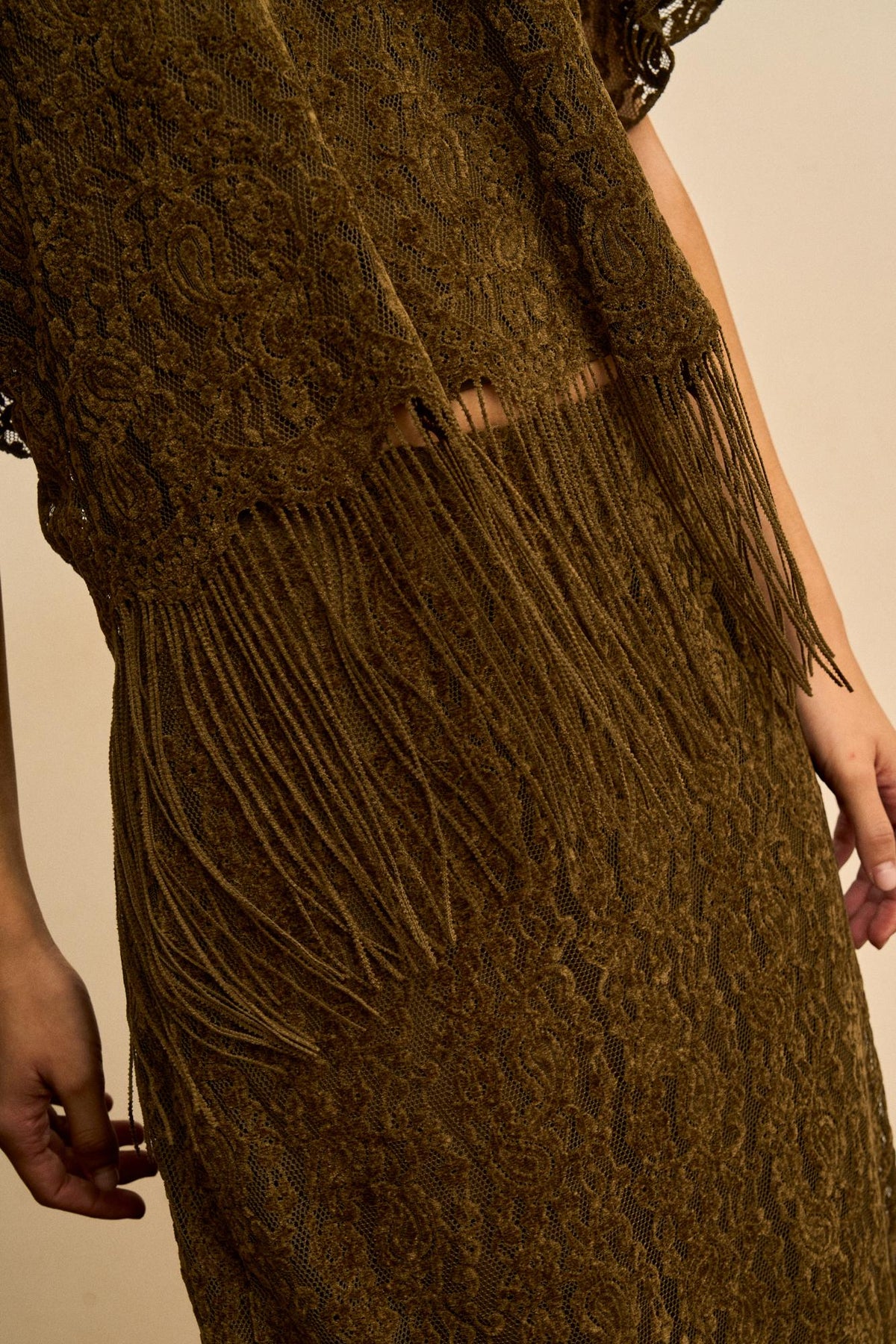 Astrée Fringe Lace Top