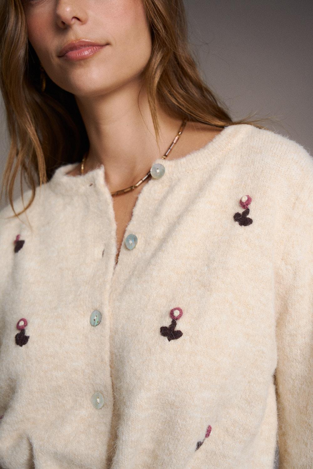 Elarda Floral Cardigan